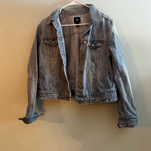 Distressed Jean jacket